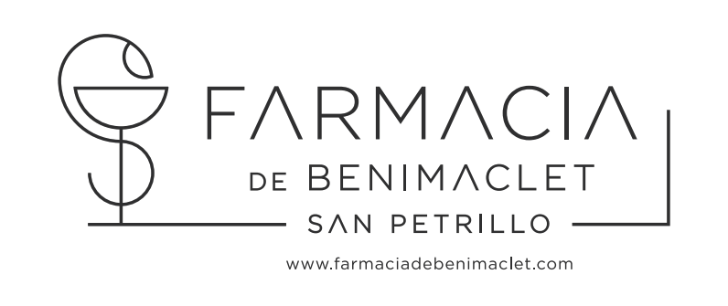Logo de la farmacia de Benimaclet